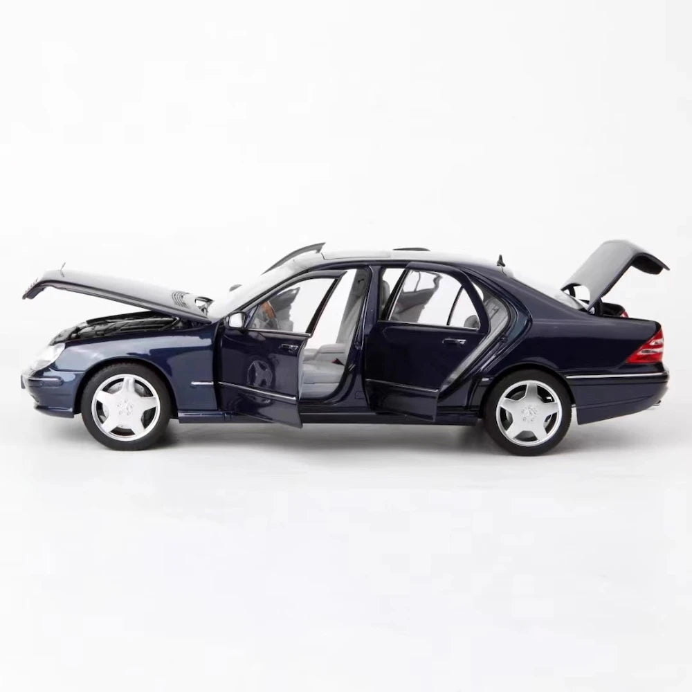 [Norev] 1:18 Mercedes-Benz 2000 S55 AMG W220 bleu voiture miniature Die-Cast