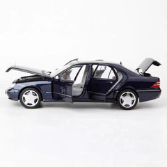 [Norev] 1:18 Mercedes-Benz 2000 S55 AMG W220 bleu voiture miniature Die-Cast