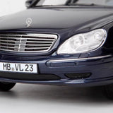 [Norev] 1:18 Mercedes-Benz 2000 S55 AMG W220 Blue Model Car Die-Cast
