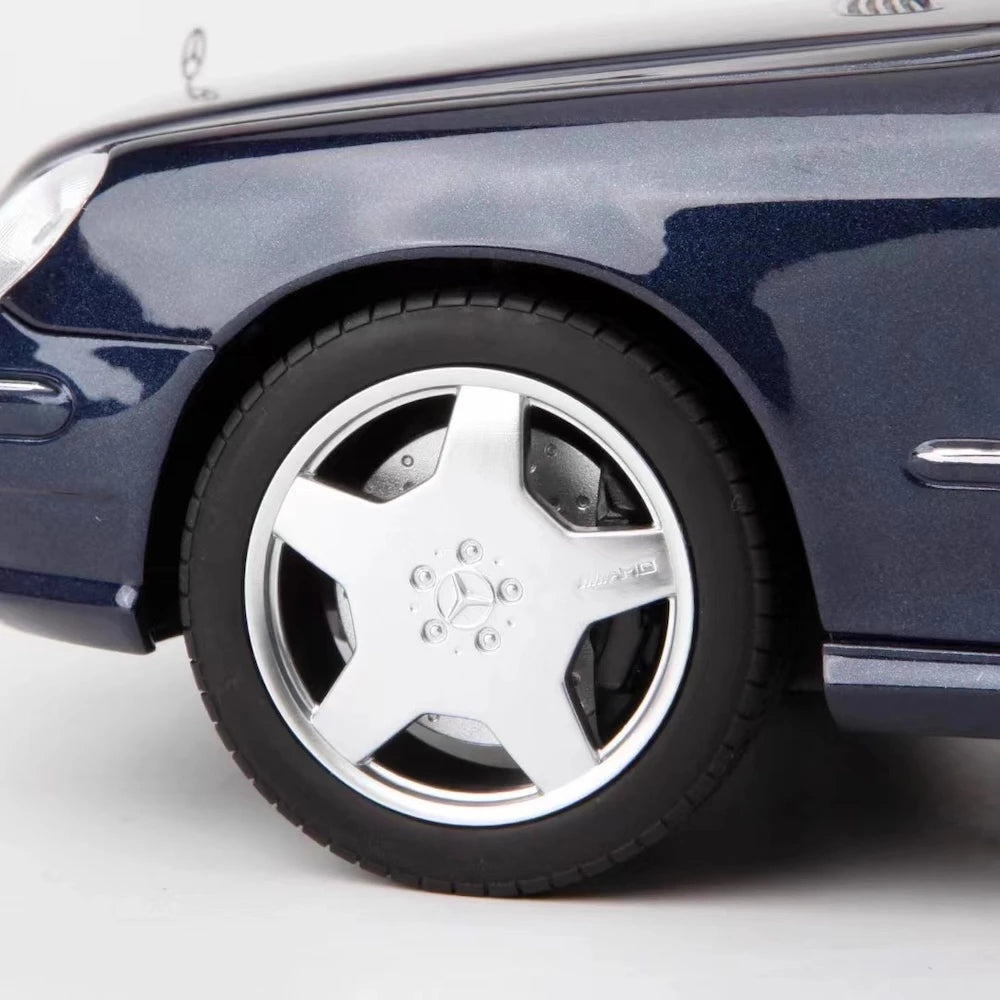 [Norev] 1:18 Mercedes-Benz 2000 S55 AMG W220 Blue Model Car Die-Cast