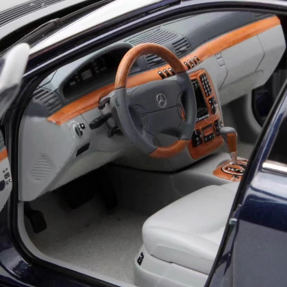 [Norev] 1:18 Mercedes-Benz 2000 S55 AMG W220 bleu voiture miniature Die-Cast