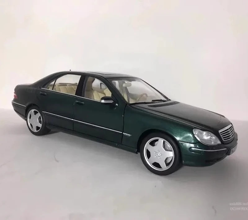 [Norev] 1:18 Mercedes-Benz 2000 S55 AMG W220 Green Model Car Die-Cast