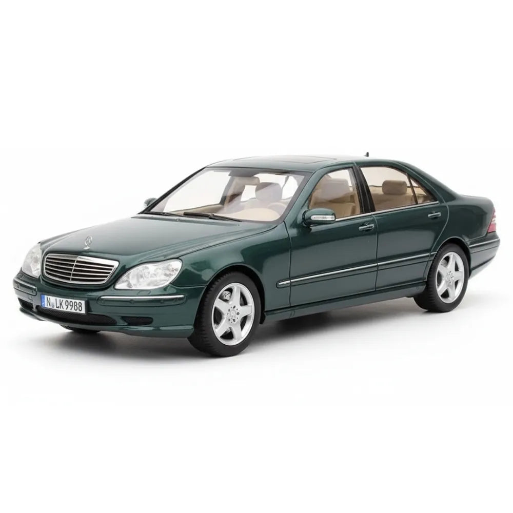 [Norev] 1:18 Mercedes-Benz 2000 S55 AMG W220 Green Model Car Die-Cast
