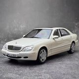 [Norev] 1:18 Mercedes-Benz 2000 S55 AMG W220 White Model Car Die-Cast