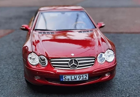 [Norev] 1:18 Mercedes-Benz 2001 SL500 R230 Red Model Car Die-Cast