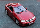 [Norev] 1:18 Mercedes-Benz 2001 SL500 R230 Red Model Car Die-Cast