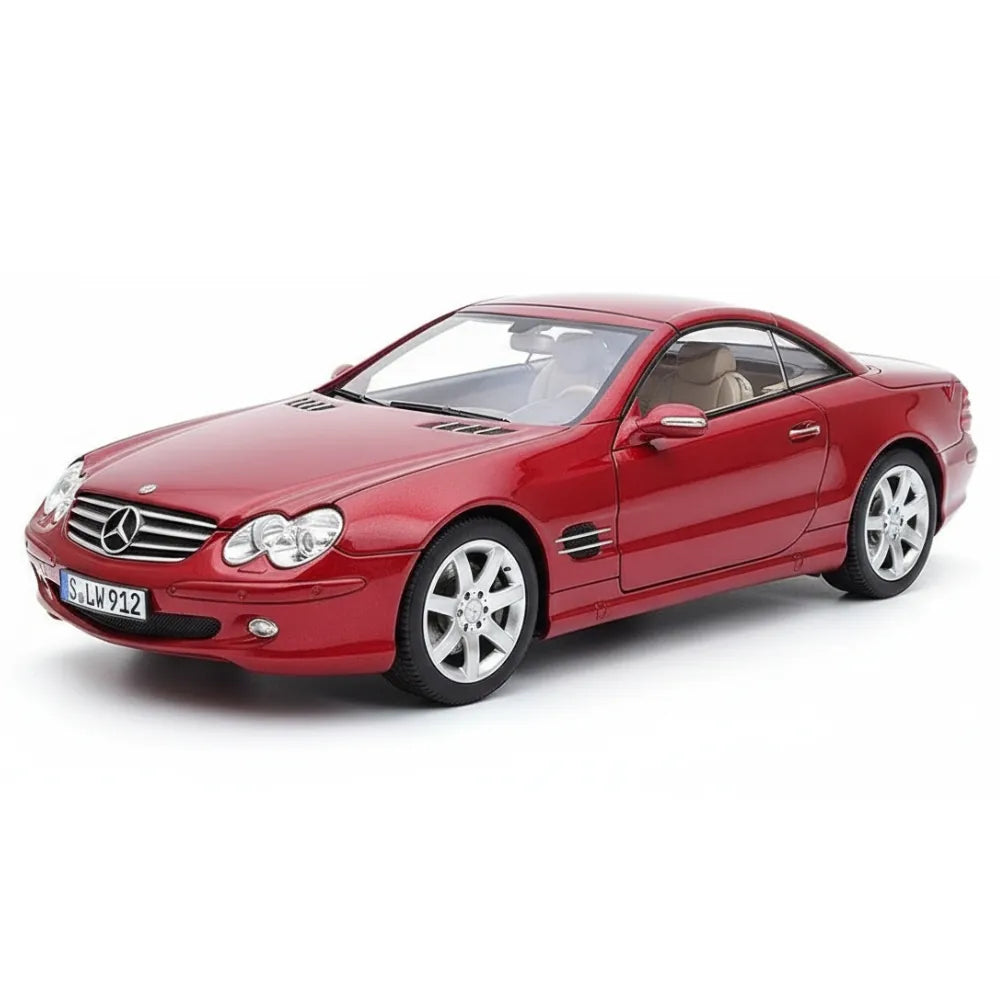 [Norev] 1:18 Mercedes-Benz 2001 SL500 R230 Red Model Car Die-Cast