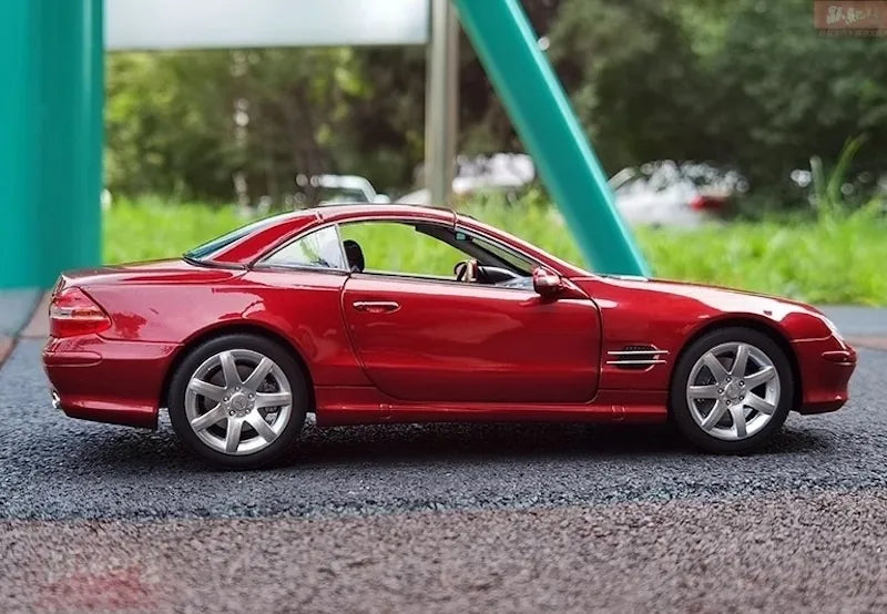 [Norev] 1:18 Mercedes-Benz 2001 SL500 R230 Red Model Car Die-Cast