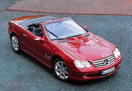 [Norev] 1:18 Mercedes-Benz 2001 SL500 R230 Red Model Car Die-Cast
