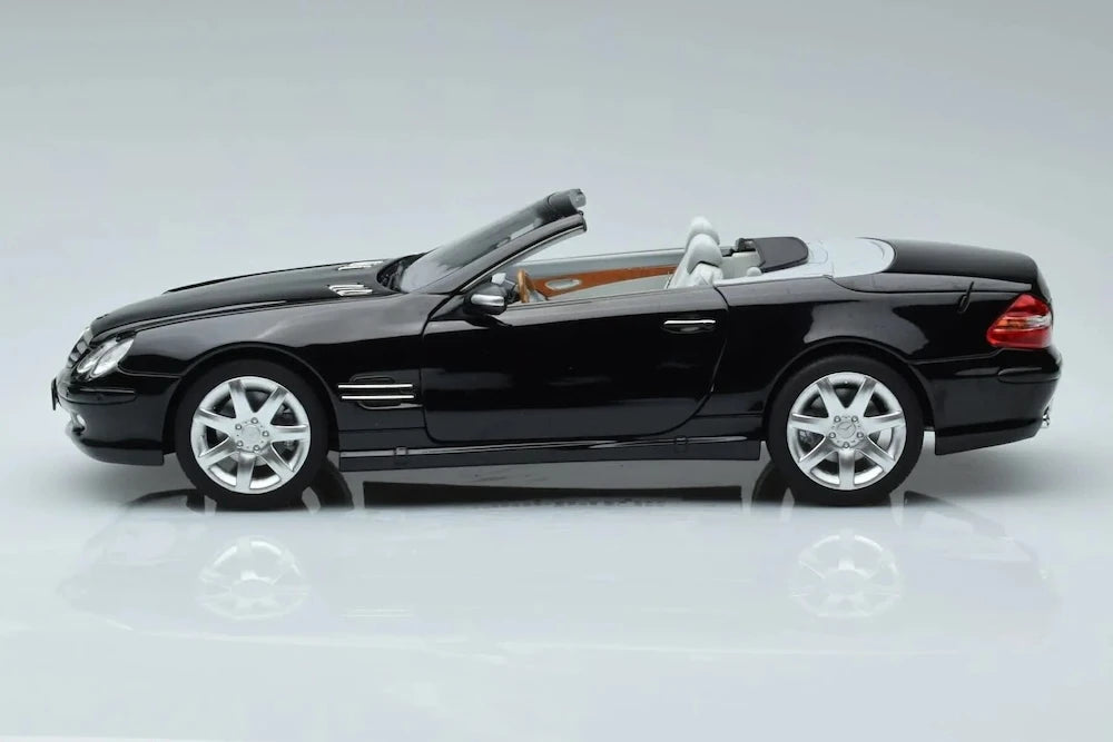[Norev] 1:18 Mercedes-Benz 2003 SL500 nero modellino di auto Die-Cast