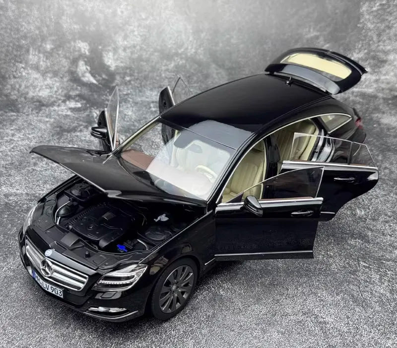 [Norev] 1:18 Mercedes-Benz 2012 CLS-Class C218 Shooting Brake Black Model Car Die-Cast