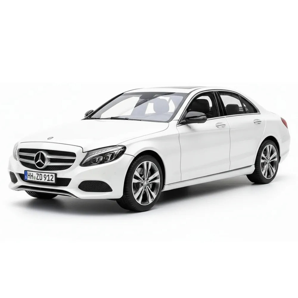 [Norev] 1:18 Mercedes-Benz 2014 C-Class W205 White Model Car Die-Cast