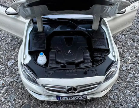 [Norev] 1:18 Mercedes-Benz 2014 C-Class W205 White Model Car Die-Cast