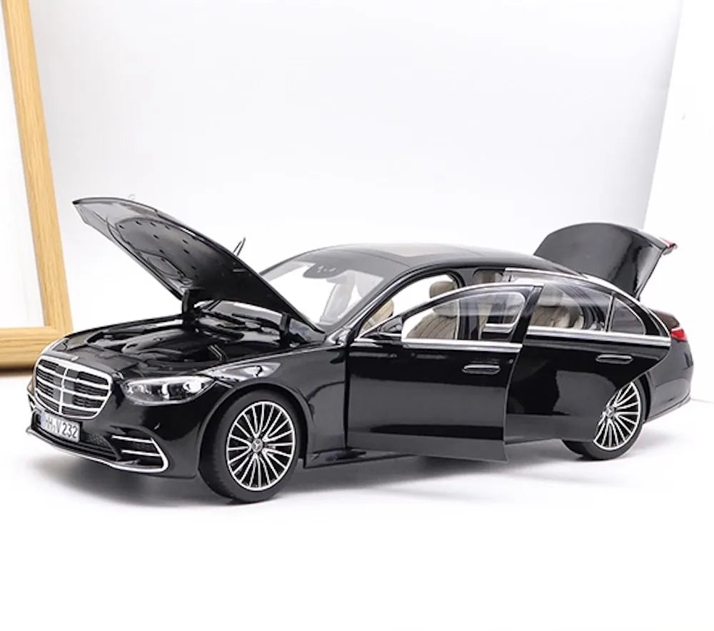 [Norev] 1:18 Mercedes-Benz 2020 S-Class Black Model Car Die-Cast