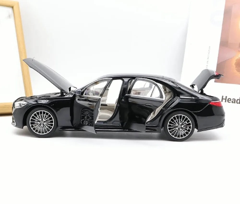 [Norev] 1:18 Mercedes-Benz 2020 S-Class Black Model Car Die-Cast