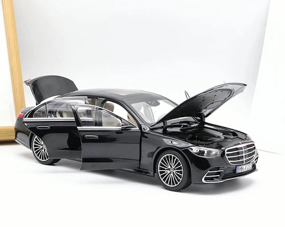 [Norev] 1:18 Mercedes-Benz 2020 S-Class Black Model Car Die-Cast