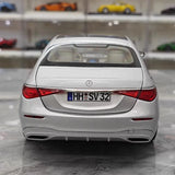 [Norev] 1:18 Mercedes-Benz 2020 S-Class Silver Model Car Die-Cast