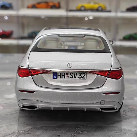 [Norev] 1:18 Mercedes-Benz 2020 S-Class Silver Model Car Die-Cast