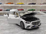 [Norev] 1:18 Mercedes-Benz 2020 S-Class Silver Model Car Die-Cast
