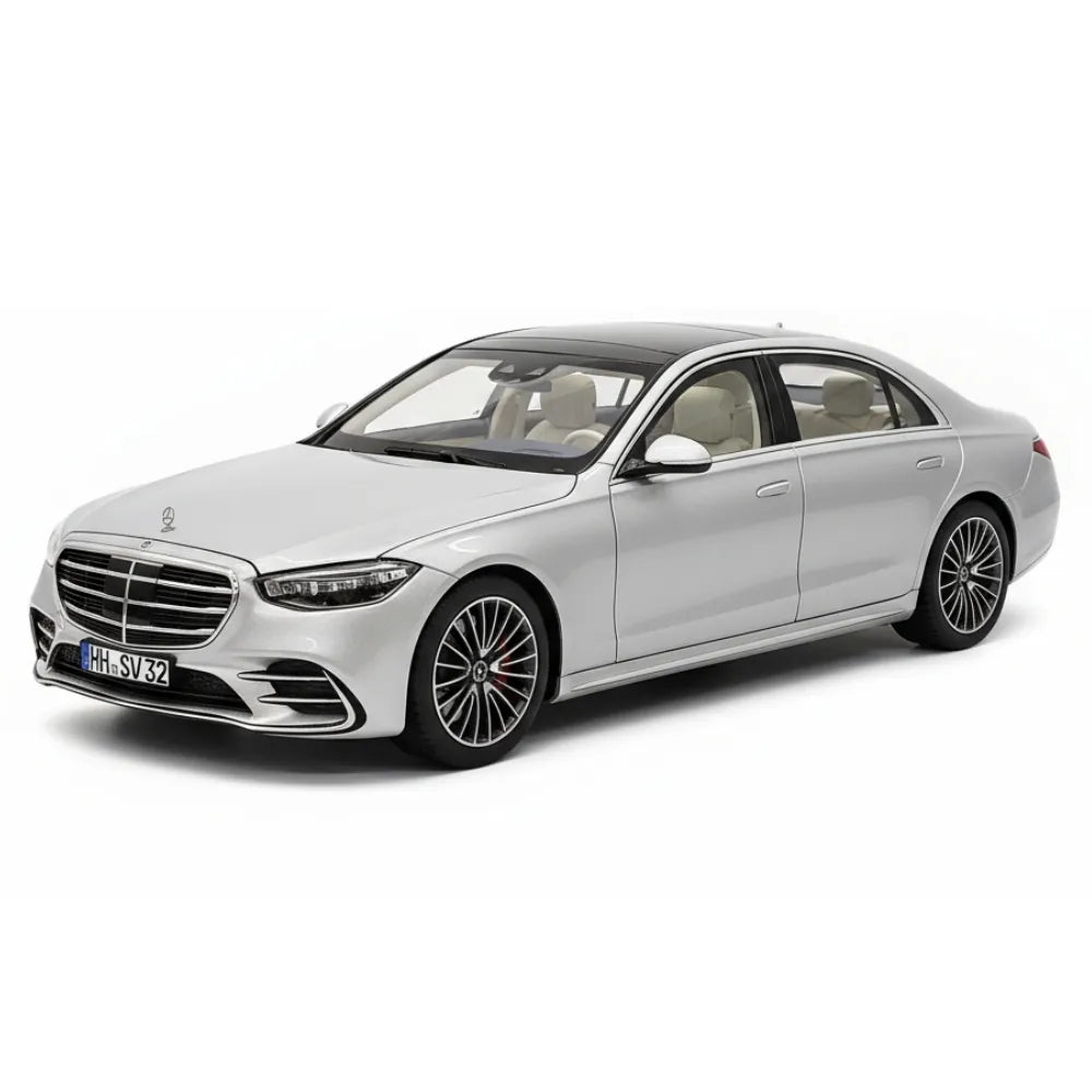 [Norev] 1:18 Mercedes-Benz 2020 S-Class Silver Model Car Die-Cast