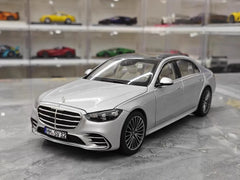 [Norev] 1:18 Mercedes-Benz 2020 S-Class Silver Model Car Die-Cast