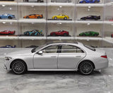 [Norev] 1:18 Mercedes-Benz 2020 S-Class Silver Model Car Die-Cast