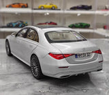 [Norev] 1:18 Mercedes-Benz 2020 S-Class Silver Model Car Die-Cast