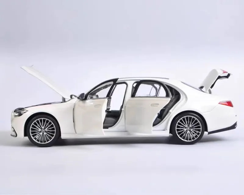 [Norev] 1:18 Mercedes-Benz 2020 S-Class White Model Car Die-Cast