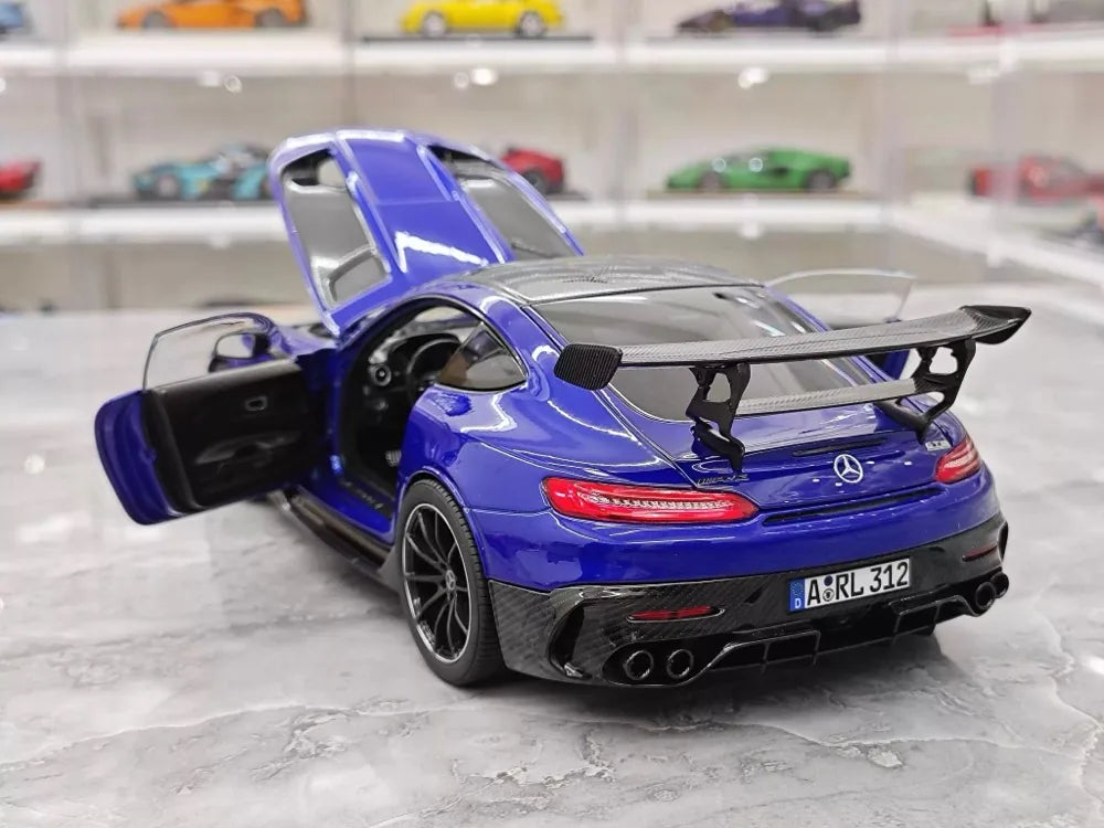 [Norev] 1:18 Mercedes-Benz 2021 AMG GT Black Series Blue Model Car Die-Cast