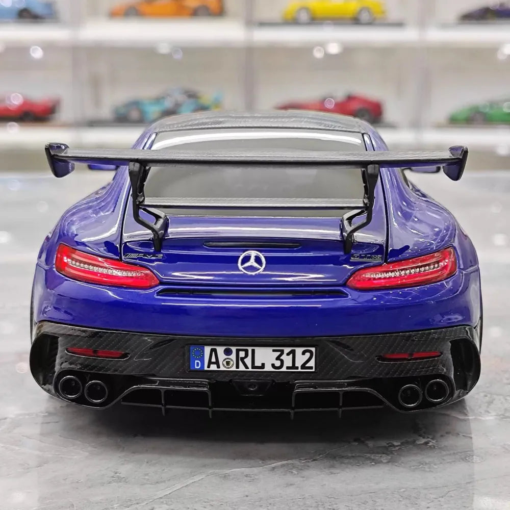 [Norev] 1:18 Mercedes-Benz 2021 AMG GT Black Series Blue Model Car Die-Cast