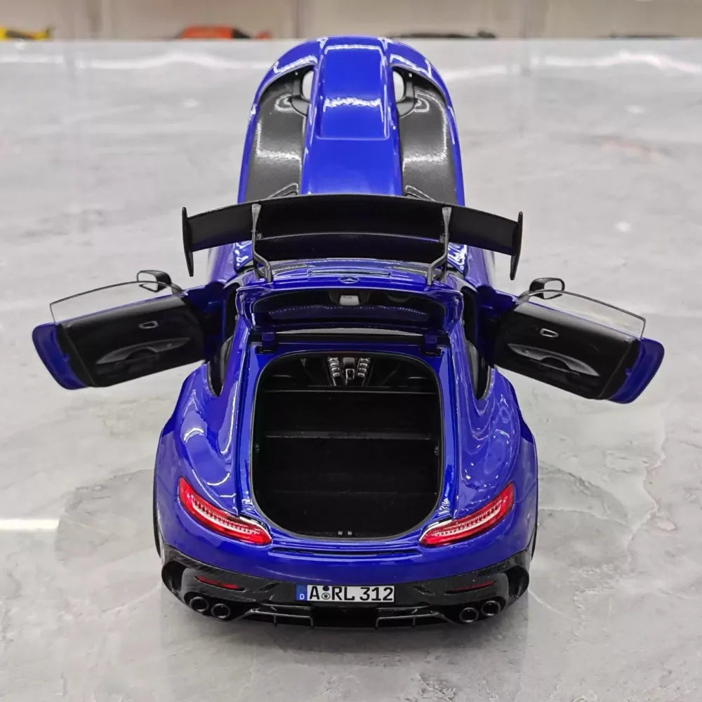 [Norev] 1:18 Mercedes-Benz 2021 AMG GT Black Series Blue Model Car Die-Cast