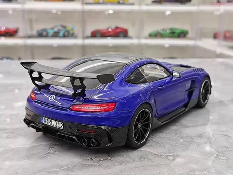 [Norev] 1:18 Mercedes-Benz 2021 AMG GT Black Series Blue Model Car Die-Cast