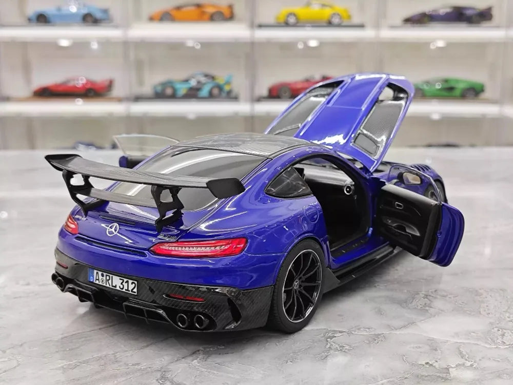 [Norev] 1:18 Mercedes-Benz 2021 AMG GT Black Series Blue Model Car Die-Cast