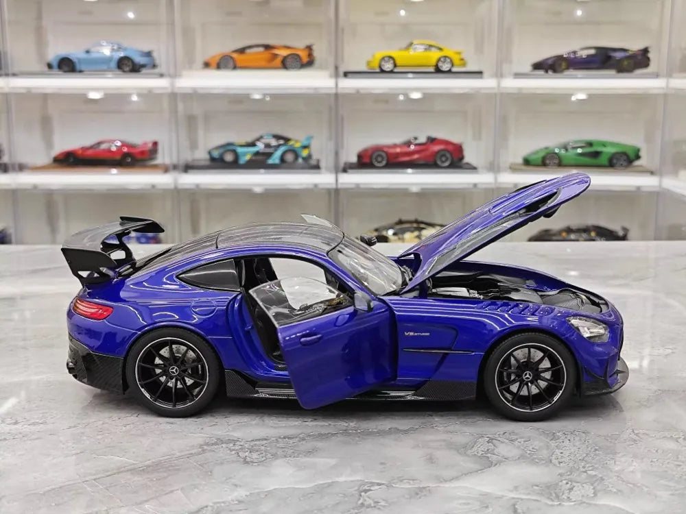 [Norev] 1:18 Mercedes-Benz 2021 AMG GT Black Series Blue Model Car Die-Cast