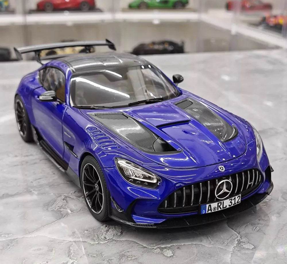 [Norev] 1:18 Mercedes-Benz 2021 AMG GT Black Series Blue Model Car Die-Cast