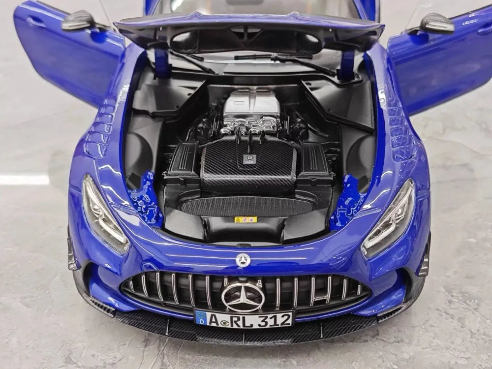 [Norev] 1:18 Mercedes-Benz 2021 AMG GT Black Series Blue Model Car Die-Cast
