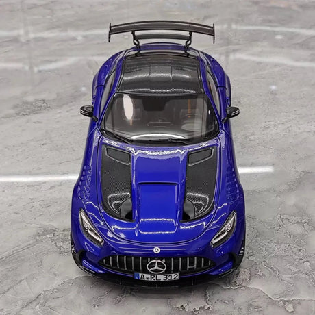 [Norev] 1:18 Mercedes-Benz 2021 AMG GT Black Series Blue Model Car Die-Cast