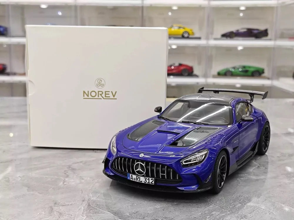 [Norev] 1:18 Mercedes-Benz 2021 AMG GT Black Series Blue Model Car Die-Cast