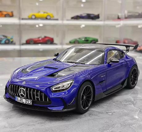 [Norev] 1:18 Mercedes-Benz 2021 AMG GT Black Series Blue Model Car Die-Cast