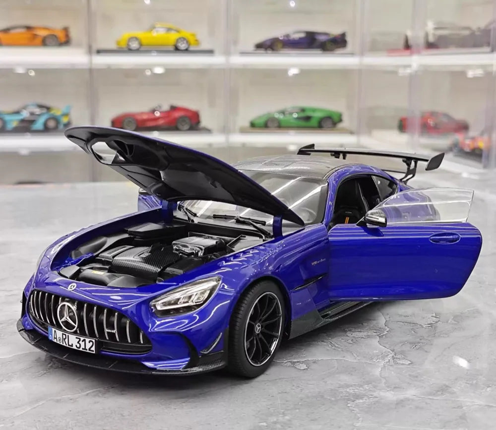 [Norev] 1:18 Mercedes-Benz 2021 AMG GT Black Series Blue Model Car Die-Cast