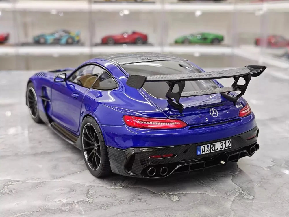 [Norev] 1:18 Mercedes-Benz 2021 AMG GT Black Series Blue Model Car Die-Cast