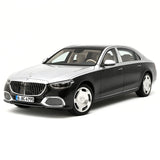 [Norev] 1:18 Mercedes-Maybach 2021 S-Class Black & Silver Model Car Die-Cast