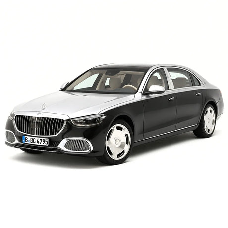 [Norev] 1:18 Mercedes-Maybach 2021 S-Class Black & Silver Model Car Die-Cast