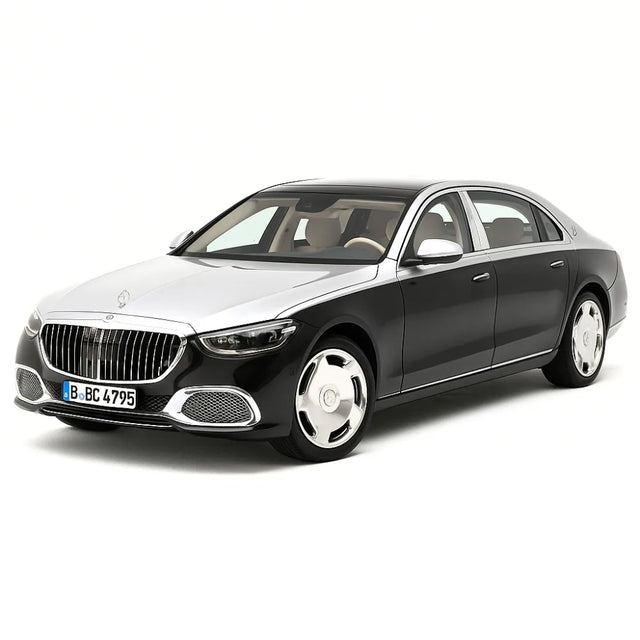 [Norev] 1:18 Mercedes-Maybach 2021 S-Class Black & Silver Model Car Die-Cast