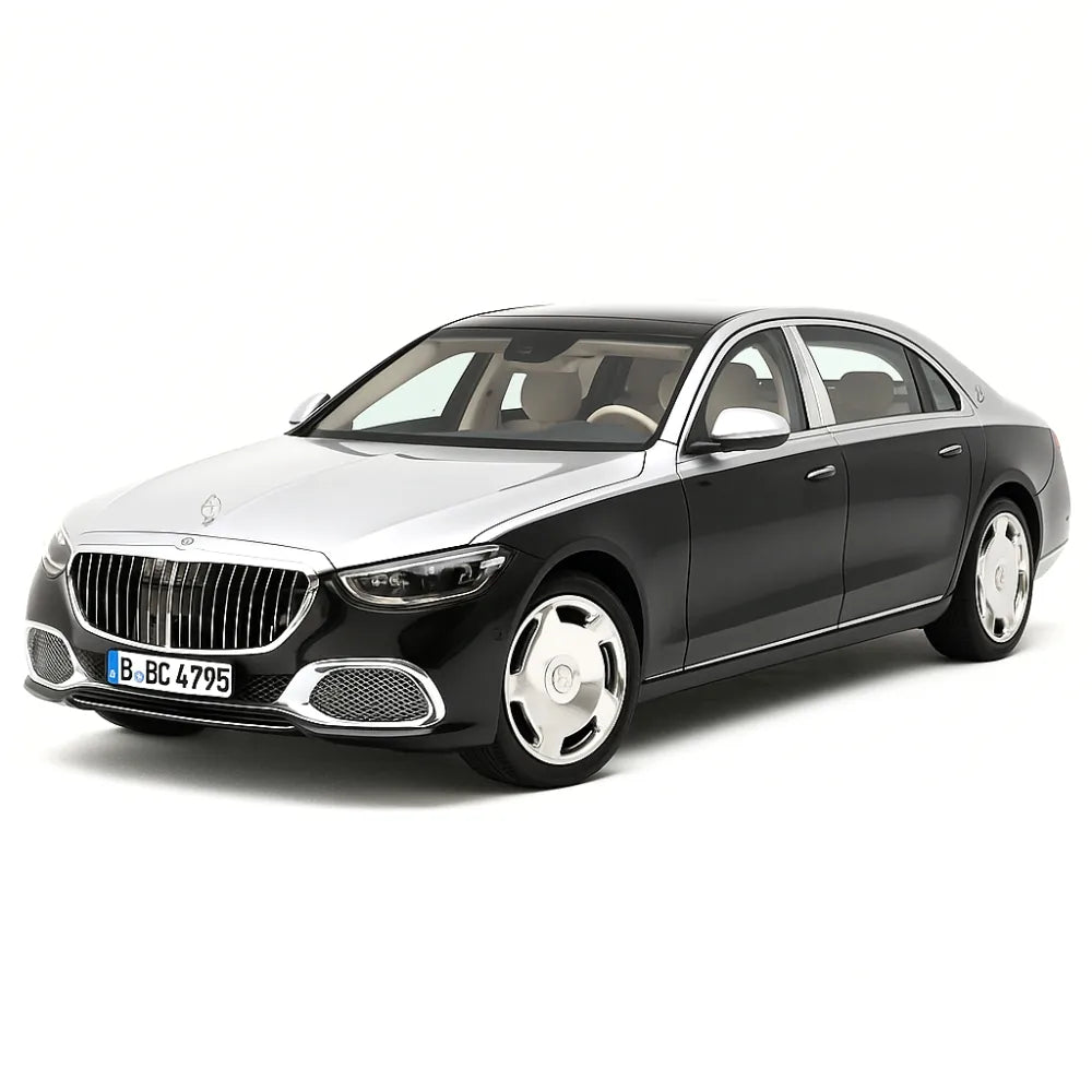 [Norev] 1:18 Mercedes-Maybach 2021 S-Class Black & Silver Model Car Die-Cast
