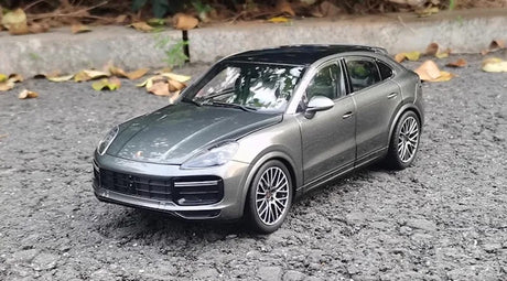 [Norev] 1:18 Porsche 2019 Cayenne Coupe Turbo Gray Model Car Die-Cast