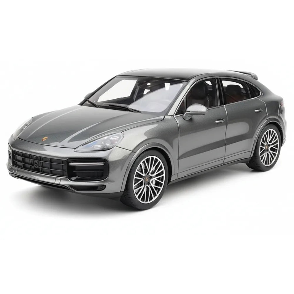 [Norev] 1:18 Porsche 2019 Cayenne Coupe Turbo Gray Model Car Die-Cast