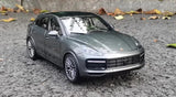 [Norev] 1:18 Porsche 2019 Cayenne Coupe Turbo Gray Model Car Die-Cast