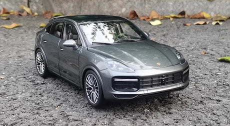 [Norev] 1:18 Porsche 2019 Cayenne Coupe Turbo Gray Model Car Die-Cast