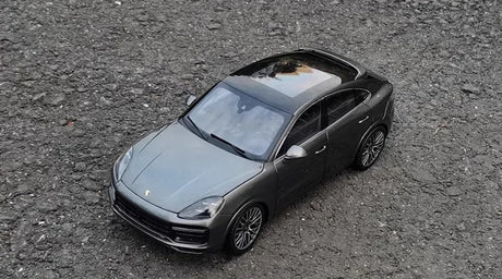 [Norev] 1:18 Porsche 2019 Cayenne Coupe Turbo Gray Model Car Die-Cast